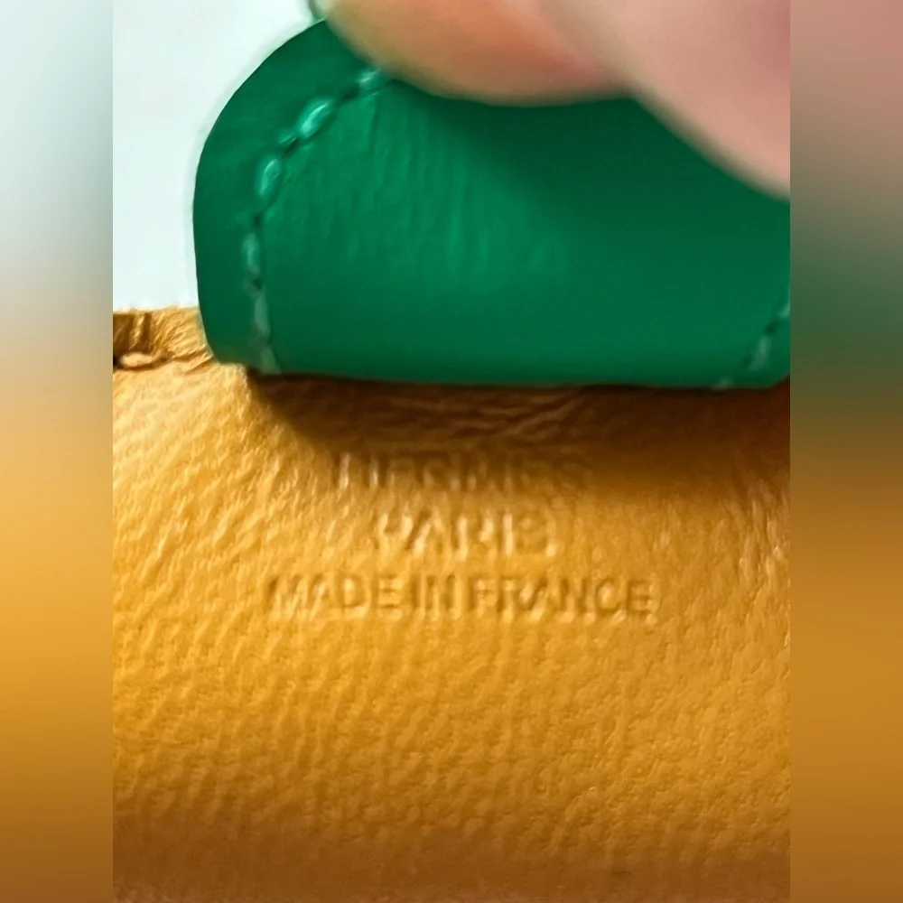 Authentic Hermes Rodeo PM Charm Milo & Sesame Vert Fizz Menthe - Picture 5 of 5